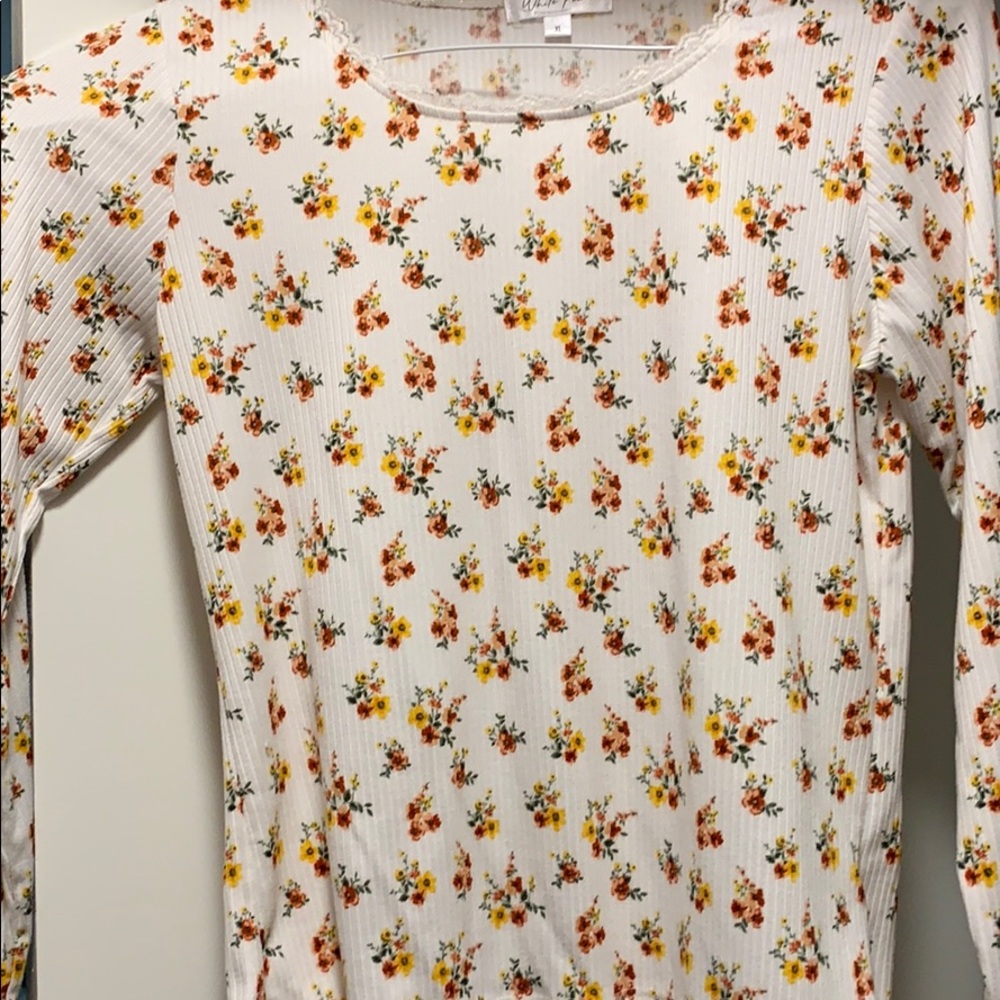 Ribbed Floral Shirt TILLYS